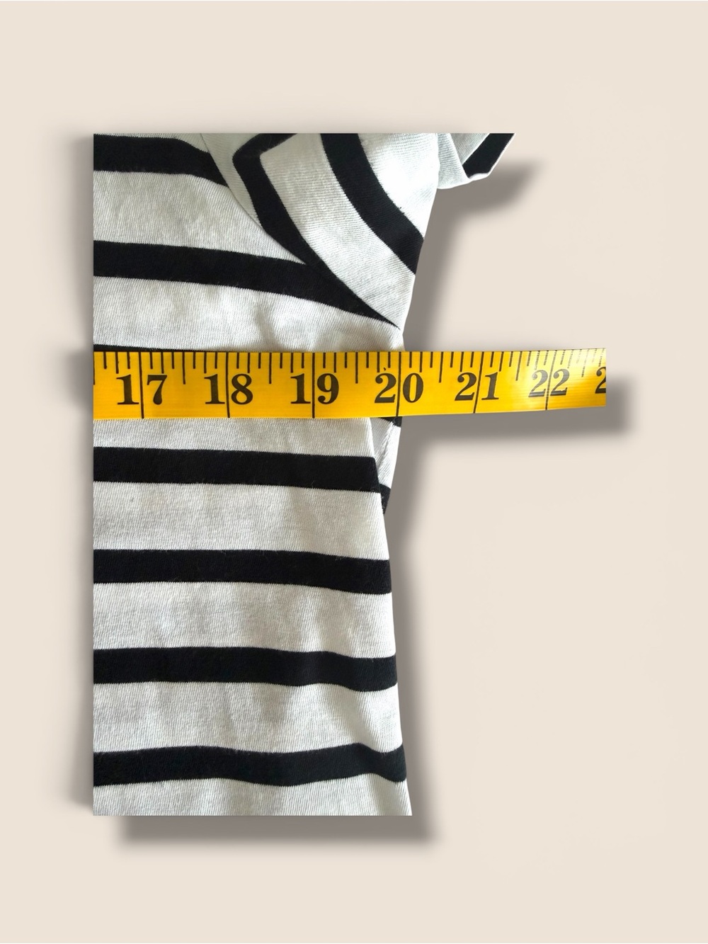 Ralph Lauren Womens L Black White Striped V-Neck T-Shirt Pink Pony Logo - Picture 7 of 12